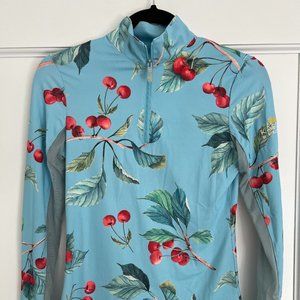 Kastel Denmark Cherry Printed Riding Shirt (XS)